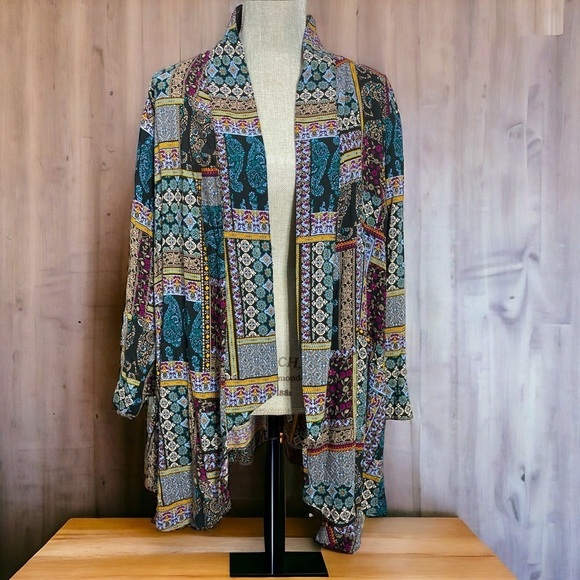Chelsea Studio Patch Kimono size 22/24 - Picture 1 of 9